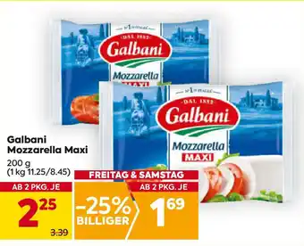 Billa Galbani mozzarella maxi Angebot