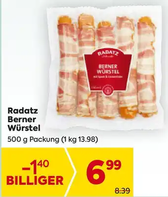 Billa Radatz berner würstel Angebot