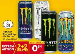 Billa Monster energydrink Angebot
