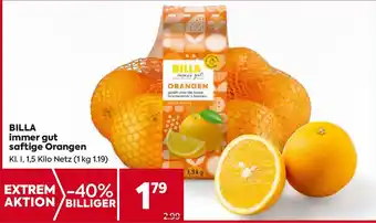 Billa Billa immergut orangen Angebot