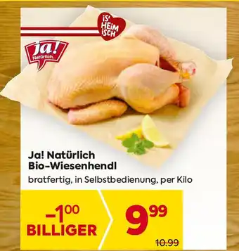 Billa Ja! Natürlich Bio-Wiesenhendl Angebot