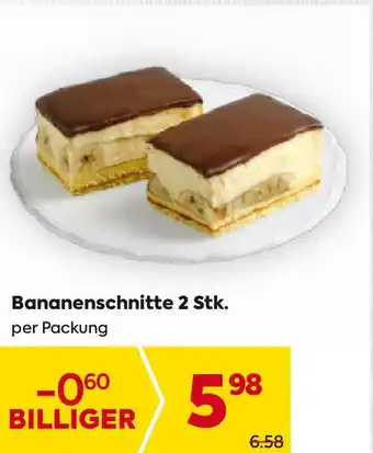 Billa Bananenschnitte 2 stk. Angebot