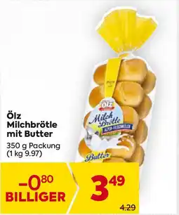 Billa Ölz milchbrötle mit butter Angebot