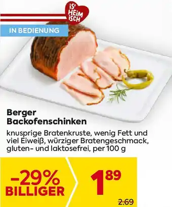 Billa Berger backofenschinken Angebot