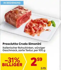 Billa Prosciutto Crudo Simonini Angebot