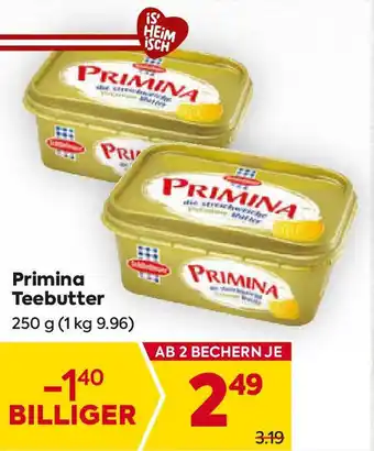 Billa Primina teebutter Angebot