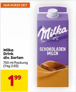 Billa Milka drink Angebot