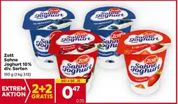 Billa Zott sahne joghurt Angebot