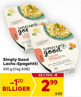 Billa Simply Good Lachs-Spagehtti Angebot