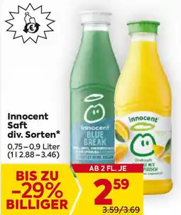 Billa Innocent saft Angebot