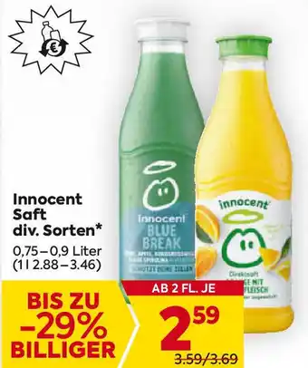 Billa Innocent saft Angebot