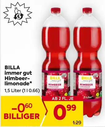 Billa Billa immer gut himbeer- limonade Angebot