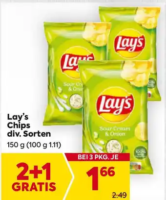 Billa Lay's Chips Angebot