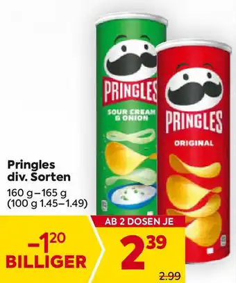 Billa Pringles Angebot