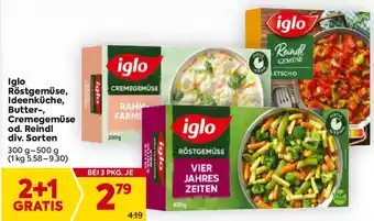 Billa Iglo Angebot