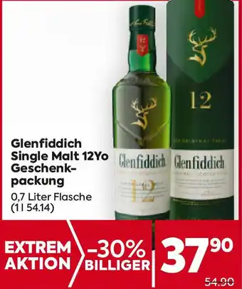 Billa Glenfiddich single malt 12yo Angebot