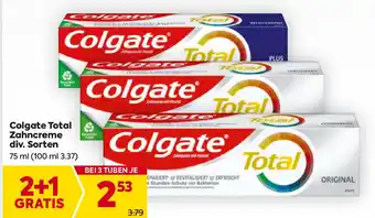 Billa Colgate total zahncreme Angebot