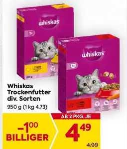 Billa Whiskas trockenfutter Angebot