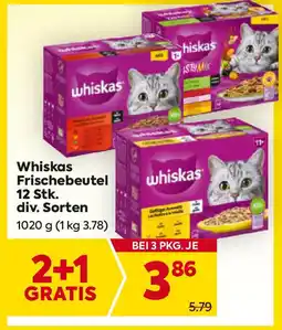 Billa Whiskas frischebeutel Angebot