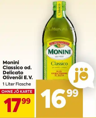 Billa Monini Classico od. Delicato Olivenöl E.V. Angebot