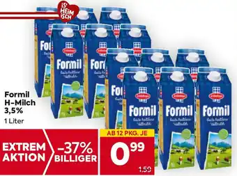 Billa Formil h-milch 3,5% Angebot