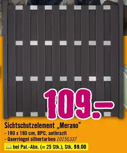 Hornbach Sichtschutzelement Merano Angebot