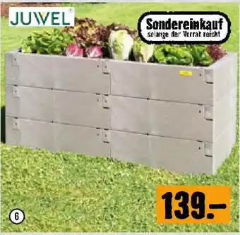 Hornbach Hochbeet Timber 3er-Set 130 x 60 x 60 cm Kunstsoff Nordic Wood Angebot