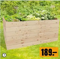 Hornbach Hochbeet 200 x 100 x 69 cm Lärche Unbehandelt Mit Pflanzvlieseinsatz Angebot