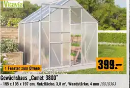 Hornbach Gewächshaus Comet 3800 Angebot