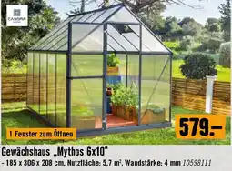 Hornbach Gewächshaus Mythos 6x10 Angebot