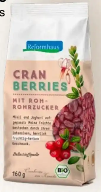 Prokopp Reformhaus BIo-Cranberries Angebot