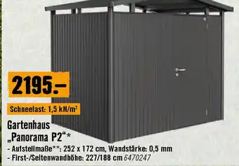 Hornbach Gartenhaus Panorama P2 Angebot