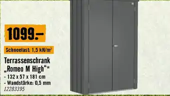 Hornbach Terrassenschrank Romeo M High Angebot