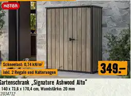 Hornbach Gartenschrank Signature Ashwood Alto Angebot