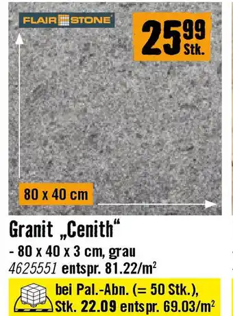 Hornbach Granit Cenith Angebot