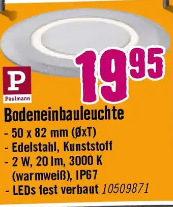 Hornbach Bodeneinbauleuchte Angebot