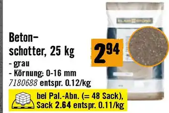 Hornbach Beton- Schotter Angebot