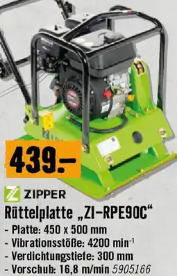 Hornbach Rüttelplatte ZI-RPE90C Angebot