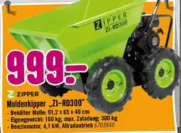 Hornbach Muldenkipper ZI-RD300 Angebot