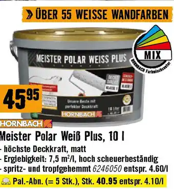 Hornbach Meister Polar Weiß Plus Angebot