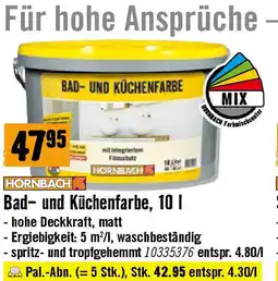 Hornbach Bad- und Küchenfarbe Angebot