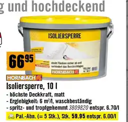 Hornbach Isoliersperre Angebot