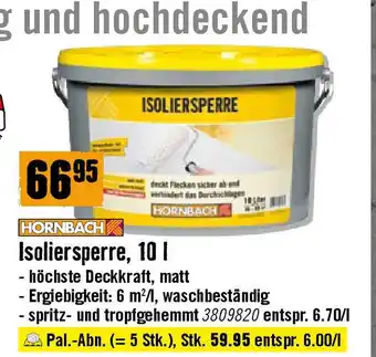 Hornbach Isoliersperre Angebot