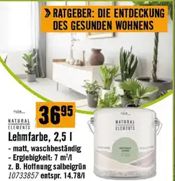 Hornbach Lehmfarbe Angebot