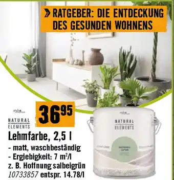 Hornbach Lehmfarbe Angebot