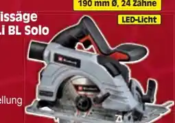 Zgonc Einhell Akku-Handkreissäge TP-CS 18-190 Li BL Solo Angebot