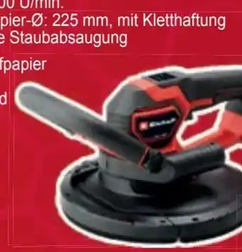 Zgonc Einhell Akku-Trockenbauschleifer TP-DWS 18/225 Li BL Solo Angebot