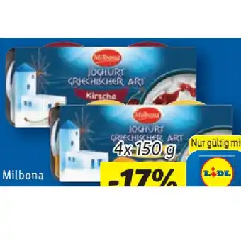 Lidl Joghurtgriechischer Art versch. Sorten Lidl APP Preis Angebot