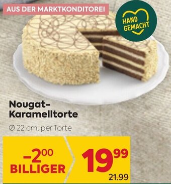 Billa Nougat Karamelltorte Angebot