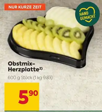 Billa Obstmix Herzplatte 600 g Angebot